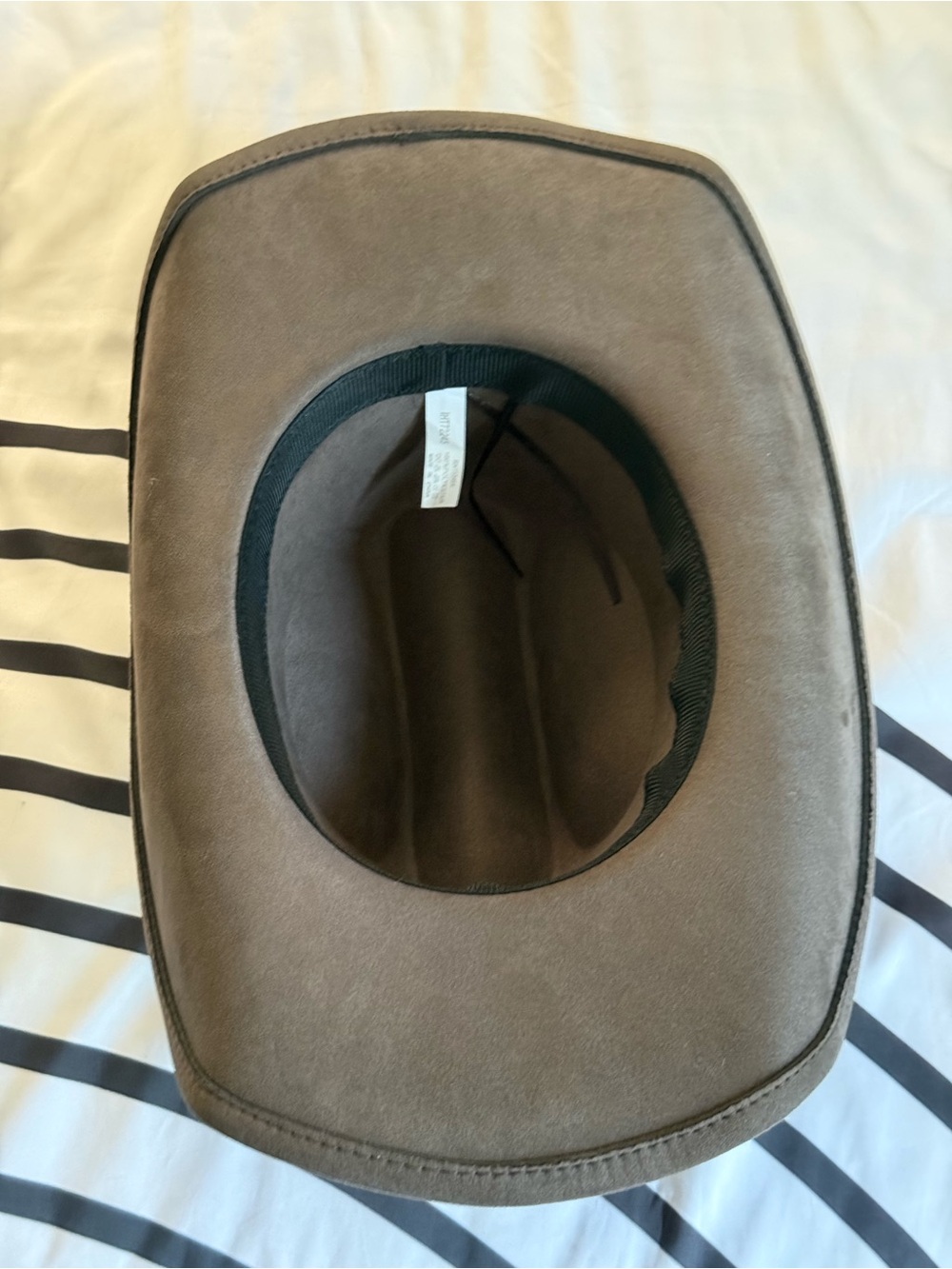 Mens Dark Gray Cowboy Hat - Classic Western - Picture 2 of 3